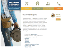 Tablet Screenshot of handymanexpertsinc.com